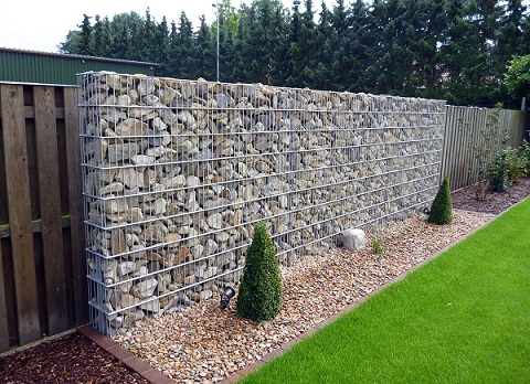 Ограда из габионов