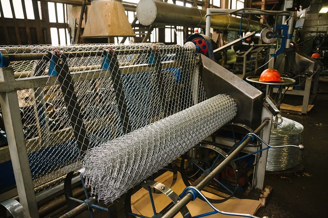 Производство сетки рабицы